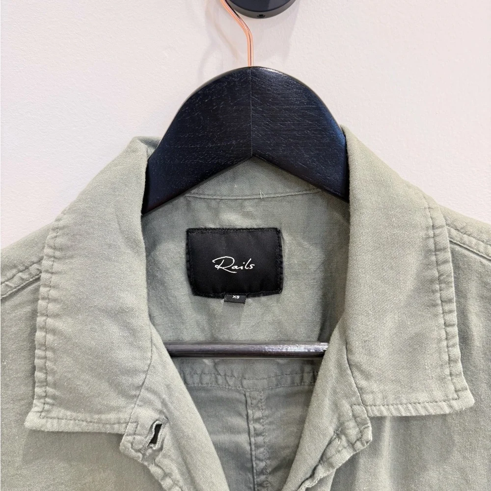 Rails Sage Green Shirt Jacket - Picture 3 of 4